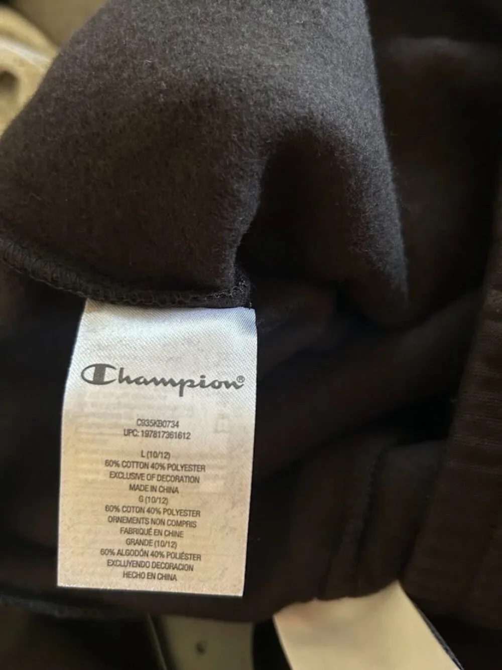 NWT! Champion Boys Fleece Logo jogger pants